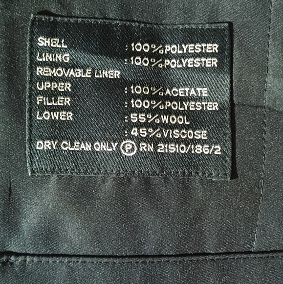 Kenneth Cole Trench\Raincoat Black SZ.40R NWT - Picture 6 of 11